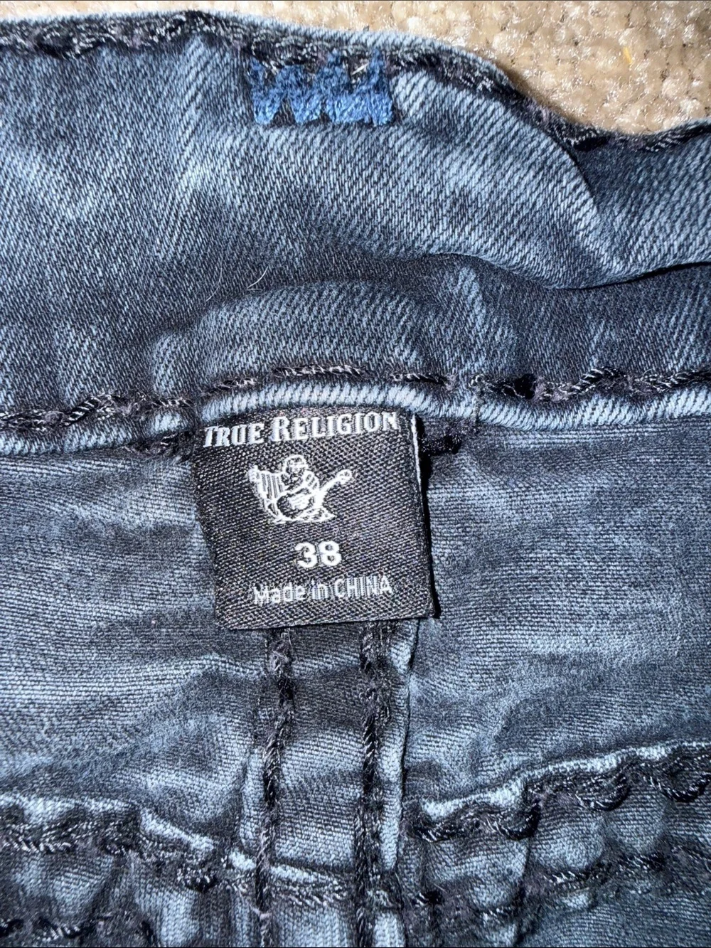 True Religion Ricky Jeans - Size 38 - Back Flap Pockets
